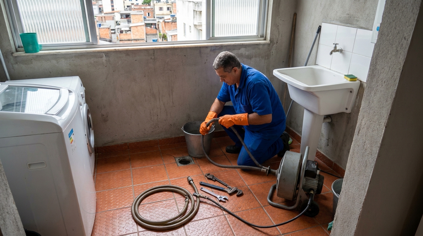Limpeza Profunda de Ralos no Leblon, Uberaba‑MG